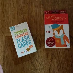 Toddler flash cards